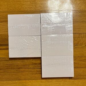 5 packs of 4” x 6” Blank index Cards -100 cards per pack